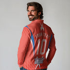 Personalized South Australia Oztag Bird Mascot Long Sleeve Polo Shirt Dynamic Team Spirit Graphic