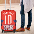 Personalized South Australia Oztag Bird Mascot Luggage Cover Dynamic Team Spirit Graphic