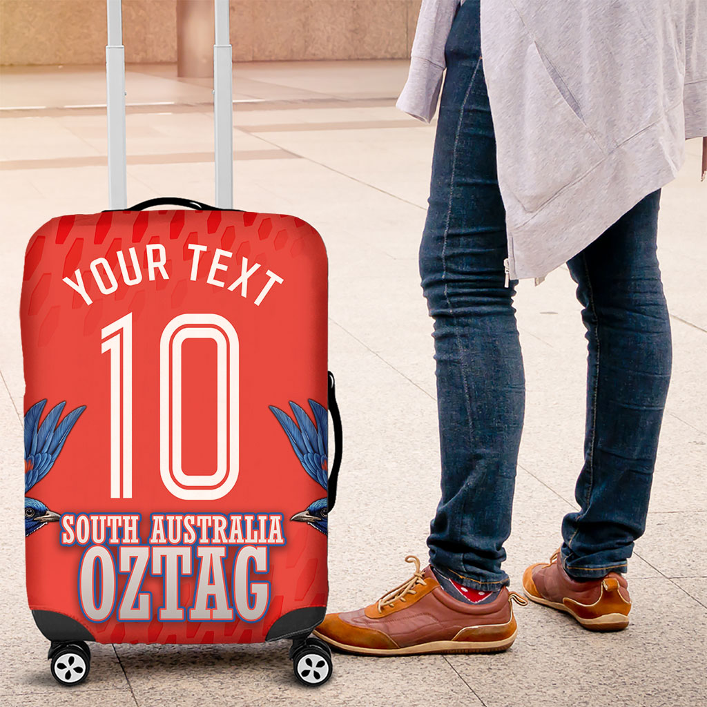 Personalized South Australia Oztag Bird Mascot Luggage Cover Dynamic Team Spirit Graphic