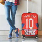 Personalized South Australia Oztag Bird Mascot Luggage Cover Dynamic Team Spirit Graphic