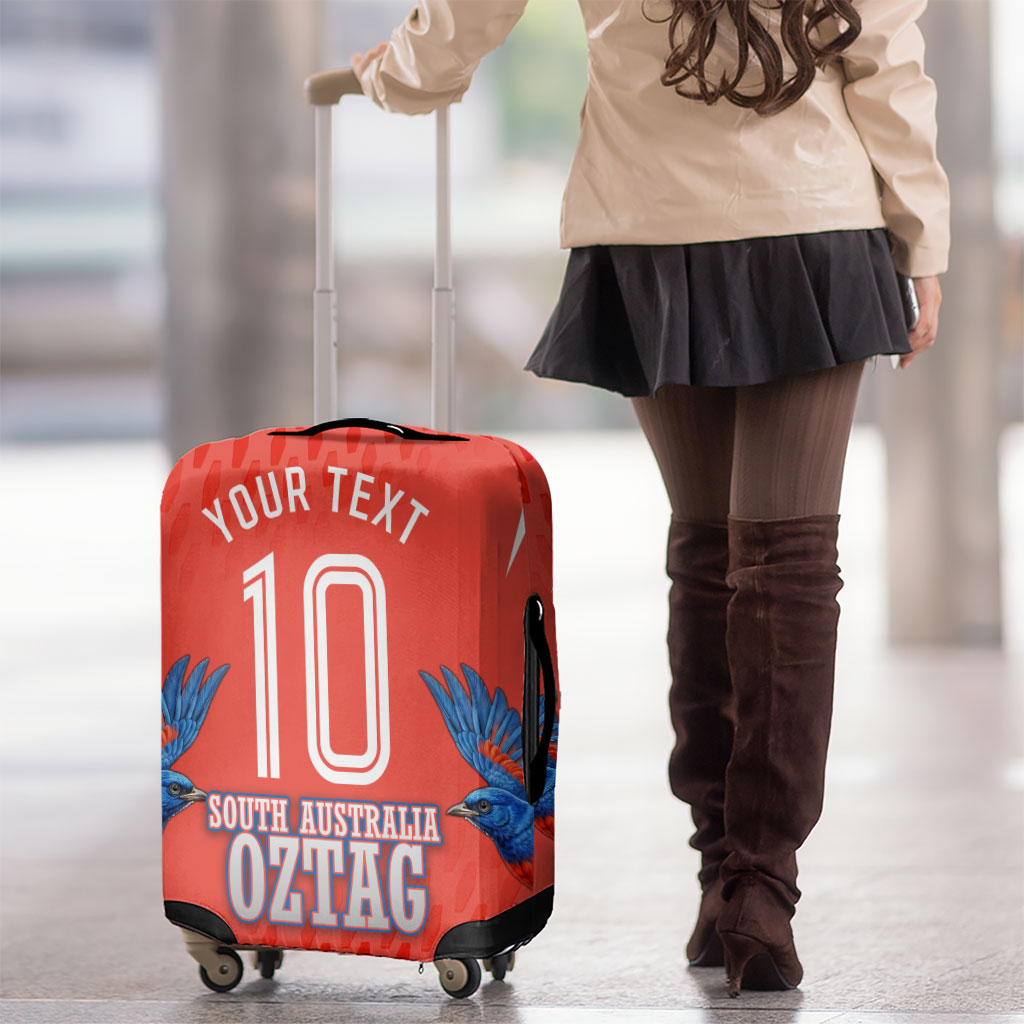 Personalized South Australia Oztag Bird Mascot Luggage Cover Dynamic Team Spirit Graphic