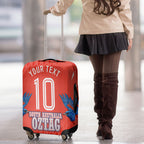 Personalized South Australia Oztag Bird Mascot Luggage Cover Dynamic Team Spirit Graphic