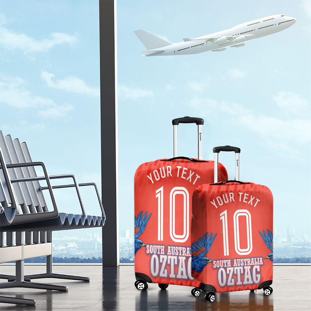 Personalized South Australia Oztag Bird Mascot Luggage Cover Dynamic Team Spirit Graphic