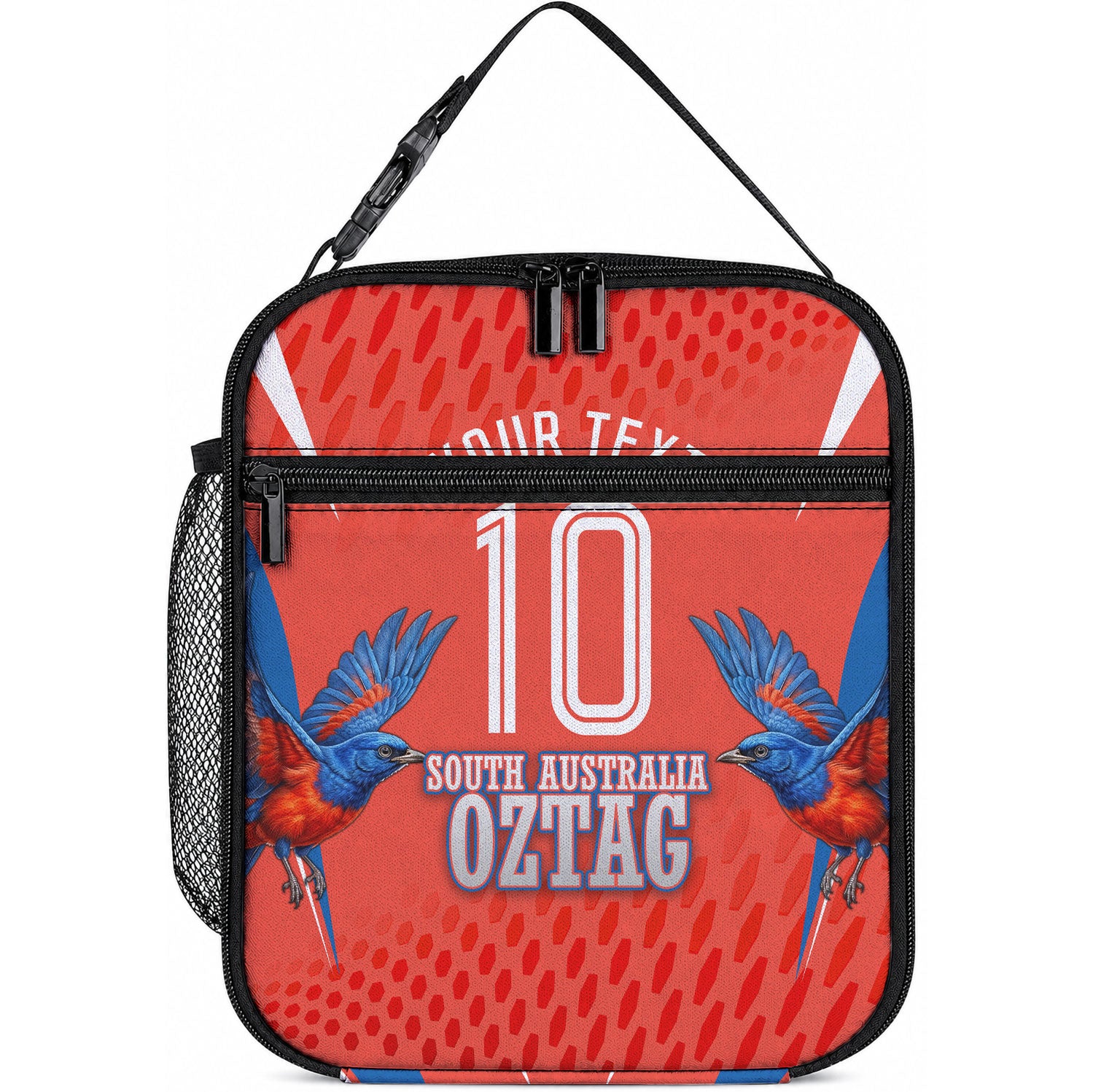 Personalized South Australia Oztag Bird Mascot Lunch Bag Dynamic Team Spirit Graphic