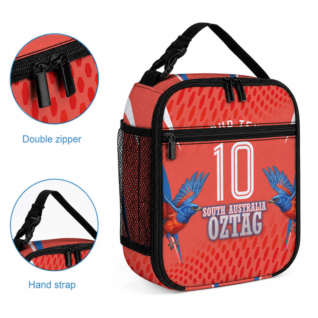 Personalized South Australia Oztag Bird Mascot Lunch Bag Dynamic Team Spirit Graphic