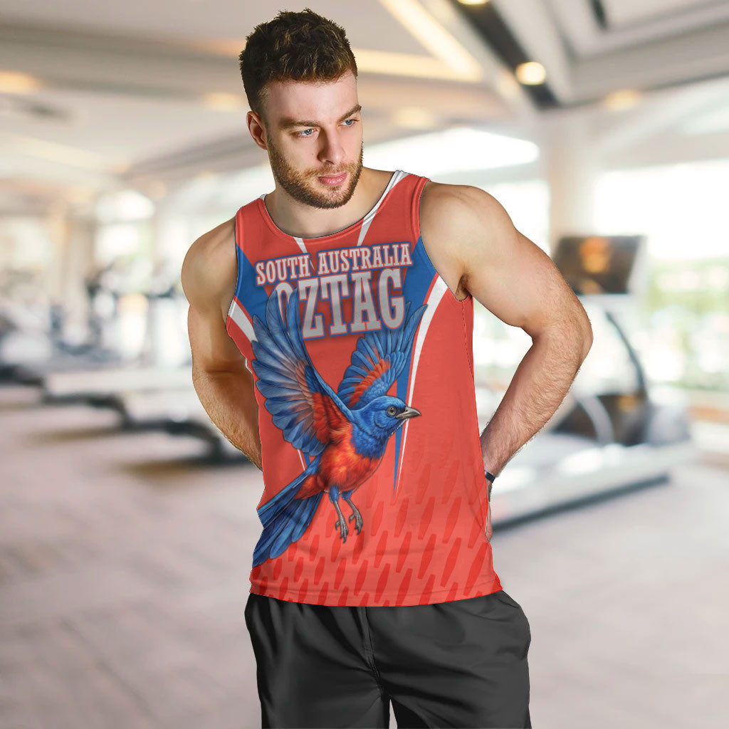 Personalized South Australia Oztag Bird Mascot Men Tank Top Dynamic Team Spirit Graphic