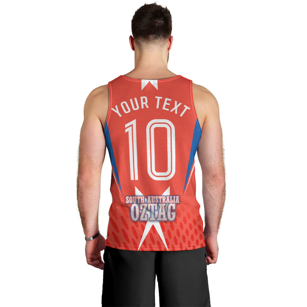 Personalized South Australia Oztag Bird Mascot Men Tank Top Dynamic Team Spirit Graphic