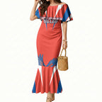 Personalized South Australia Oztag Bird Mascot Mermaid Dress Dynamic Team Spirit Graphic