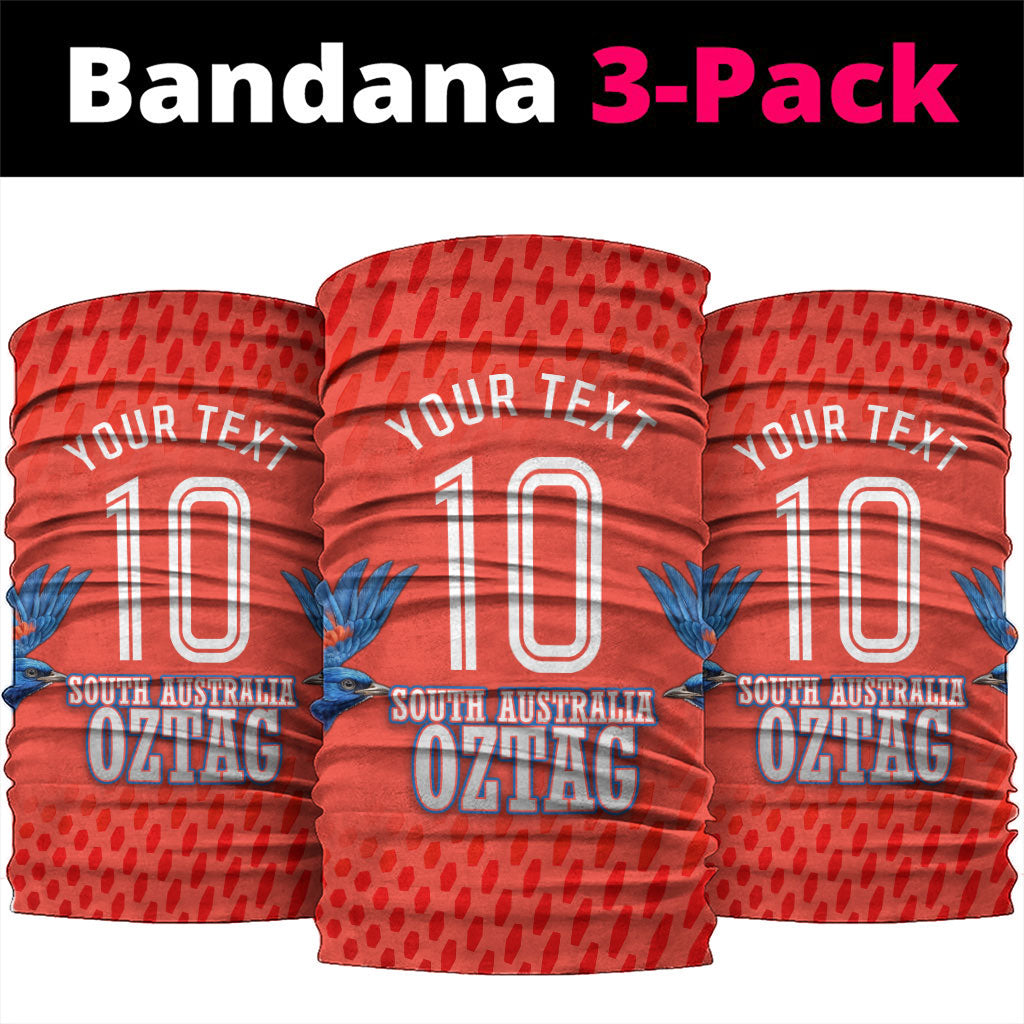 Personalized South Australia Oztag Bird Mascot Neck Gaiter Dynamic Team Spirit Graphic