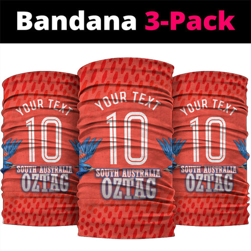 Personalized South Australia Oztag Bird Mascot Neck Gaiter Dynamic Team Spirit Graphic