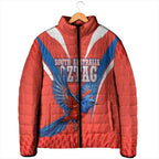 Personalized South Australia Oztag Bird Mascot Padded Jacket Dynamic Team Spirit Graphic