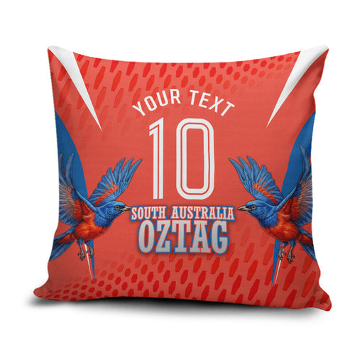 Personalized South Australia Oztag Bird Mascot Pillow Cover Dynamic Team Spirit Graphic