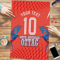 Personalized South Australia Oztag Bird Mascot Puzzle Dynamic Team Spirit Graphic
