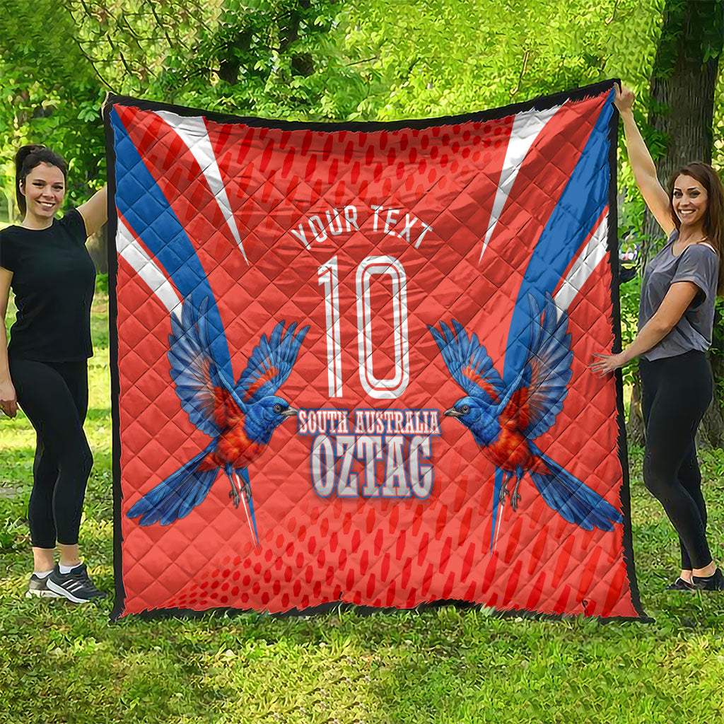 Personalized South Australia Oztag Bird Mascot Quilt Dynamic Team Spirit Graphic