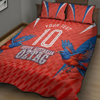 Personalized South Australia Oztag Bird Mascot Quilt Bed Set Dynamic Team Spirit Graphic
