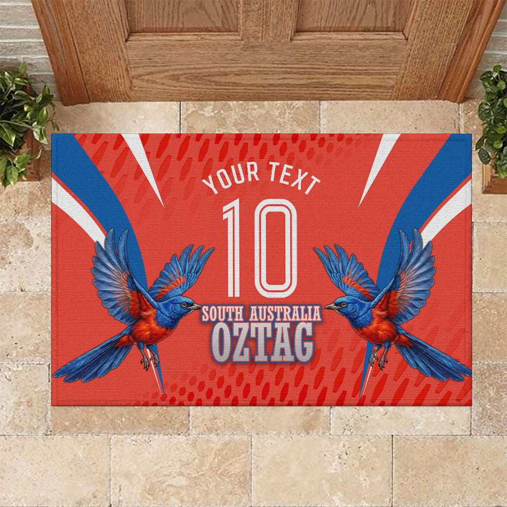 Personalized South Australia Oztag Bird Mascot Rubber Doormat Dynamic Team Spirit Graphic