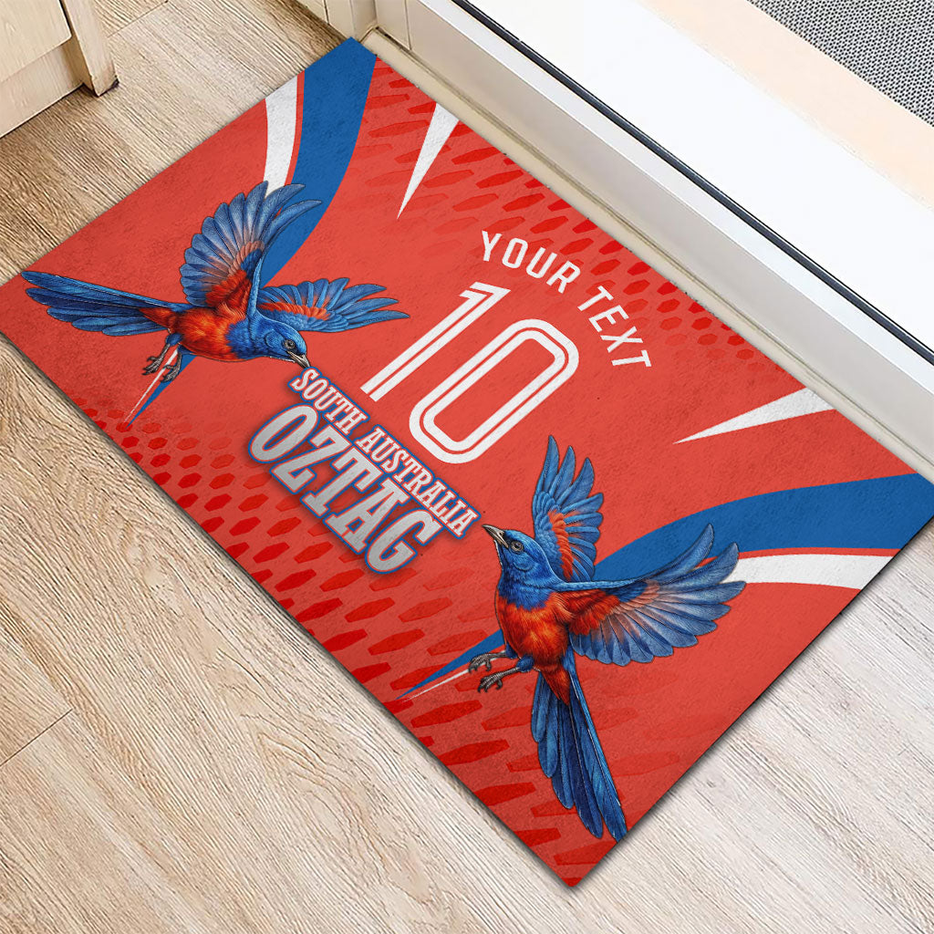 Personalized South Australia Oztag Bird Mascot Rubber Doormat Dynamic Team Spirit Graphic