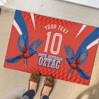 Personalized South Australia Oztag Bird Mascot Rubber Doormat Dynamic Team Spirit Graphic