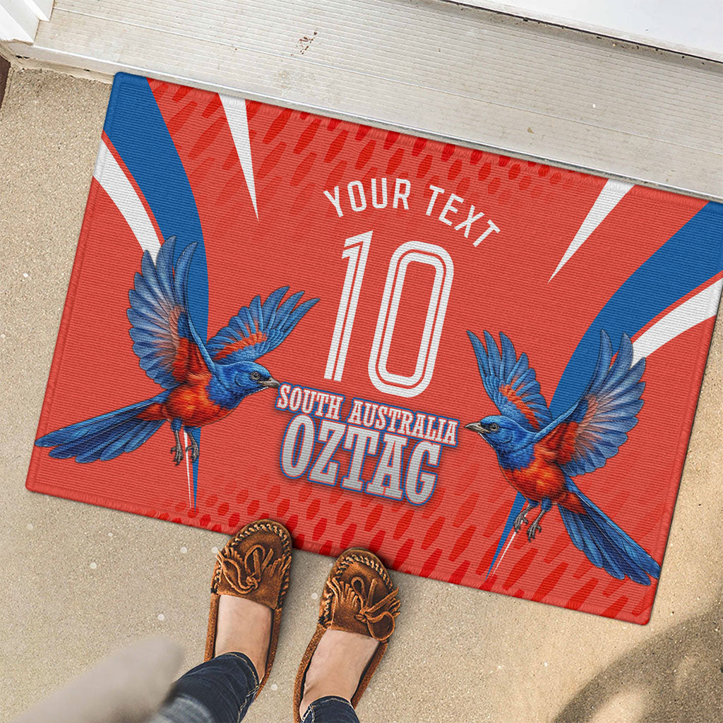 Personalized South Australia Oztag Bird Mascot Rubber Doormat Dynamic Team Spirit Graphic