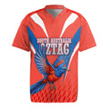 Personalized South Australia Oztag Bird Mascot Rugby Jersey Dynamic Team Spirit Graphic