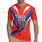 Personalized South Australia Oztag Bird Mascot Rugby Jersey Dynamic Team Spirit Graphic