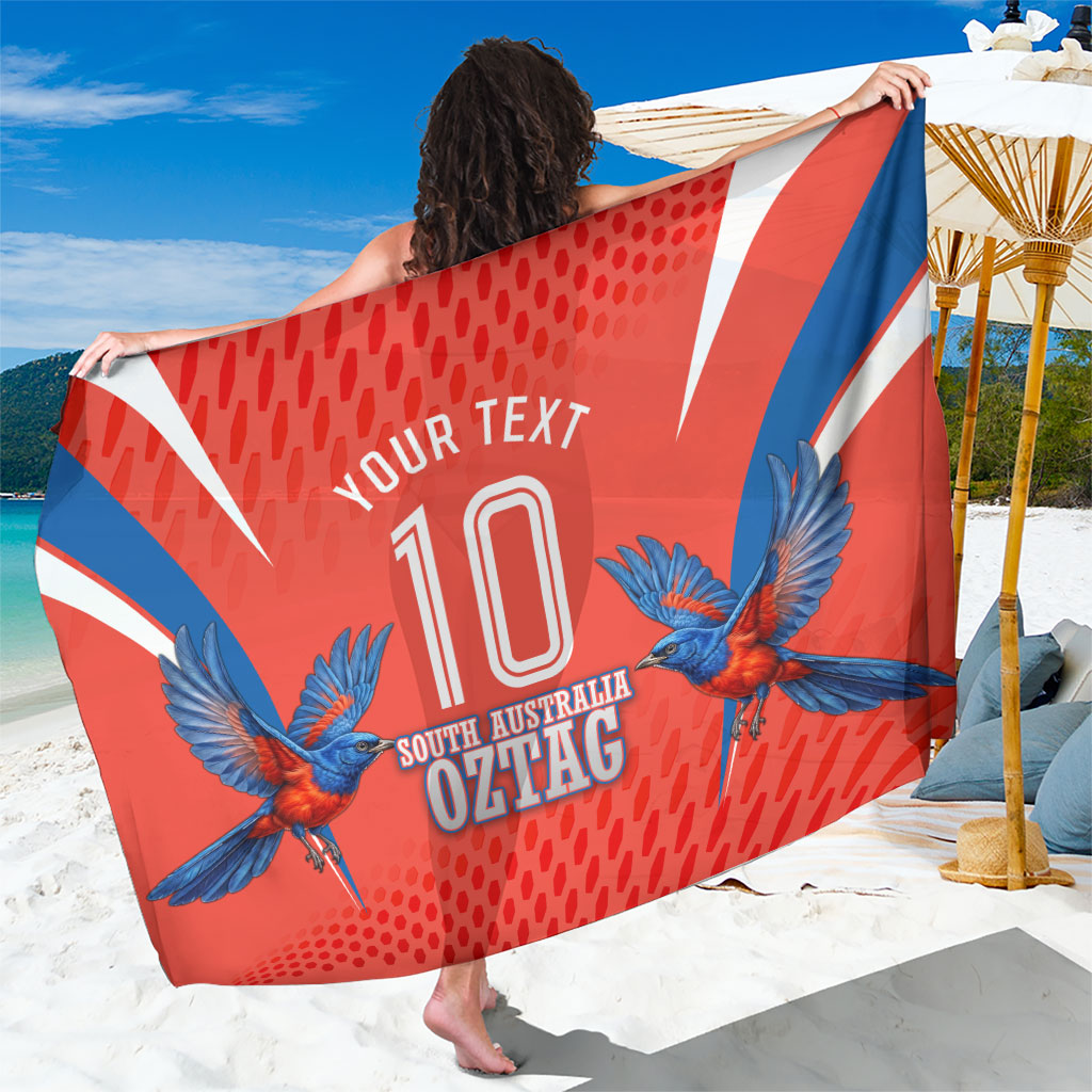 Personalized South Australia Oztag Bird Mascot Sarong Dynamic Team Spirit Graphic
