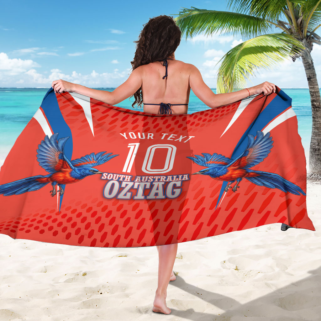 Personalized South Australia Oztag Bird Mascot Sarong Dynamic Team Spirit Graphic