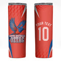 Personalized South Australia Oztag Bird Mascot Skinny Tumbler Dynamic Team Spirit Graphic