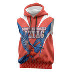 Personalized South Australia Oztag Bird Mascot Sleeveless Hoodie Dynamic Team Spirit Graphic