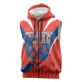 Personalized South Australia Oztag Bird Mascot Sleeveless Zip Hoodie Dynamic Team Spirit Graphic