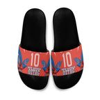 Personalized South Australia Oztag Bird Mascot Slide Sandals Dynamic Team Spirit Graphic