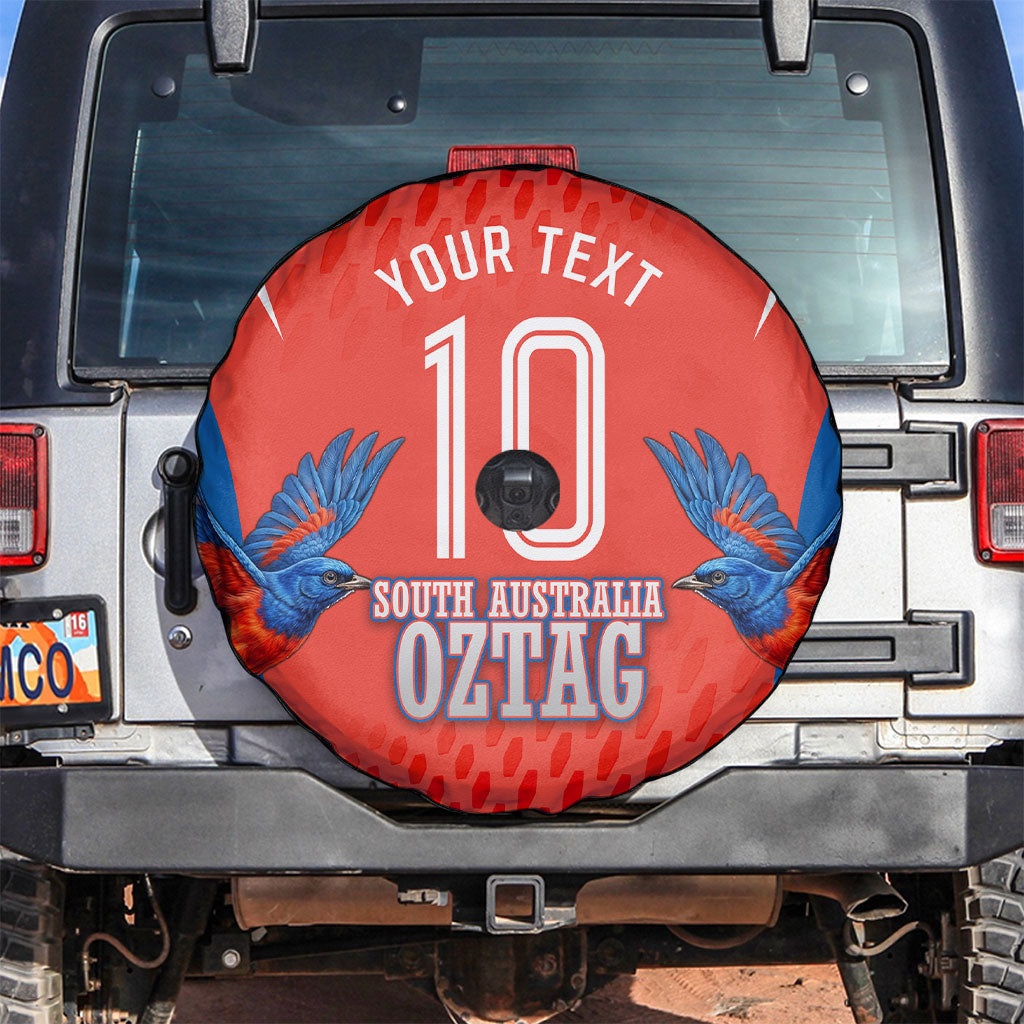 Personalized South Australia Oztag Bird Mascot Spare Tire Cover Dynamic Team Spirit Graphic