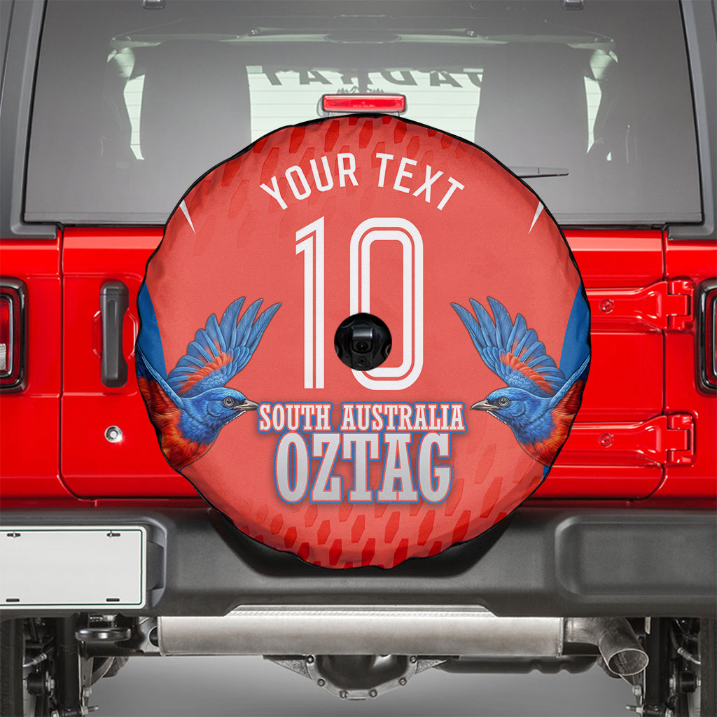Personalized South Australia Oztag Bird Mascot Spare Tire Cover Dynamic Team Spirit Graphic