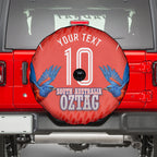 Personalized South Australia Oztag Bird Mascot Spare Tire Cover Dynamic Team Spirit Graphic