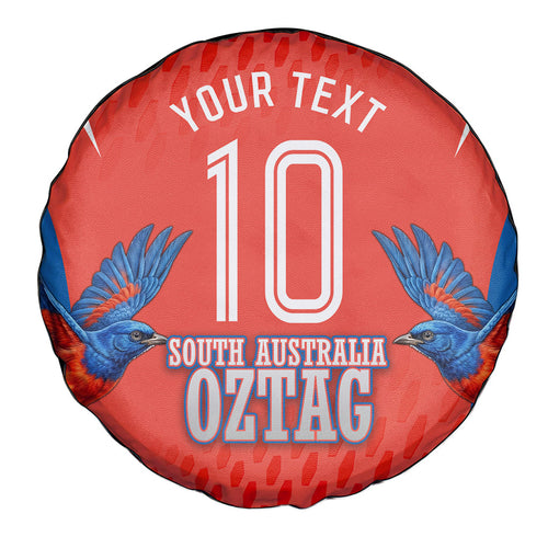 Personalized South Australia Oztag Bird Mascot Spare Tire Cover Dynamic Team Spirit Graphic