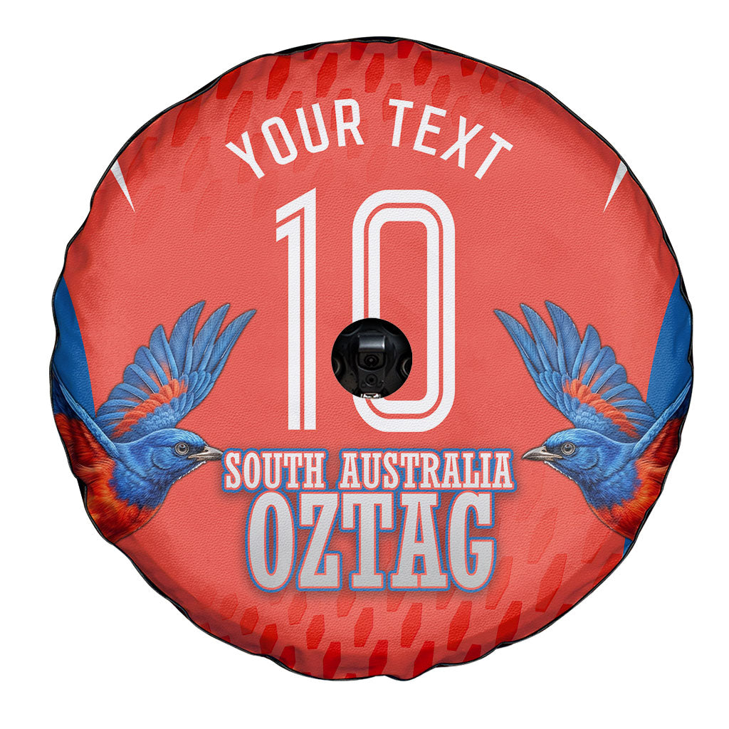 Personalized South Australia Oztag Bird Mascot Spare Tire Cover Dynamic Team Spirit Graphic