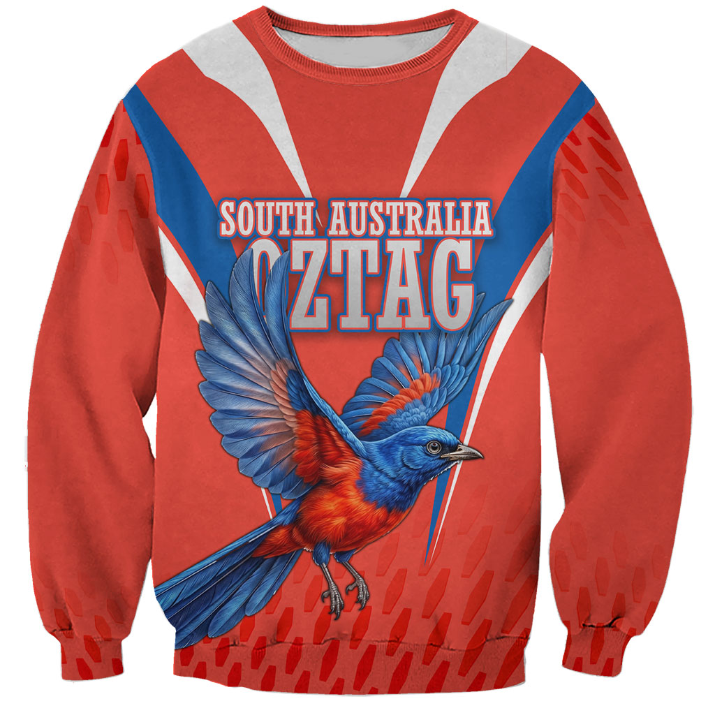 Personalized South Australia Oztag Bird Mascot Sweatshirt Dynamic Team Spirit Graphic