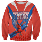 Personalized South Australia Oztag Bird Mascot Sweatshirt Dynamic Team Spirit Graphic