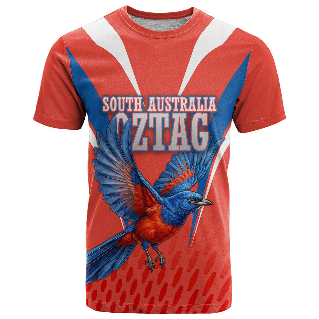 Personalized South Australia Oztag Bird Mascot T Shirt Dynamic Team Spirit Graphic