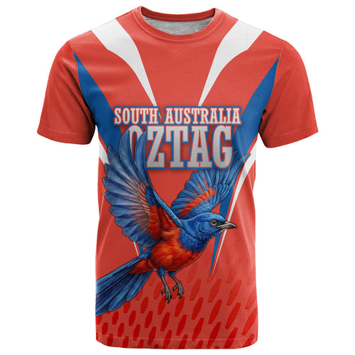 Personalized South Australia Oztag Bird Mascot T Shirt Dynamic Team Spirit Graphic
