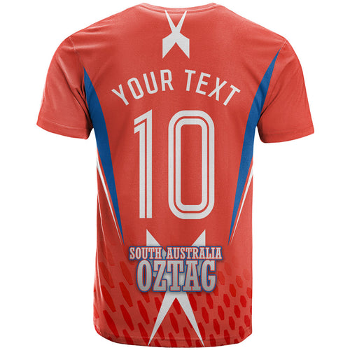 Personalized South Australia Oztag Bird Mascot T Shirt Dynamic Team Spirit Graphic