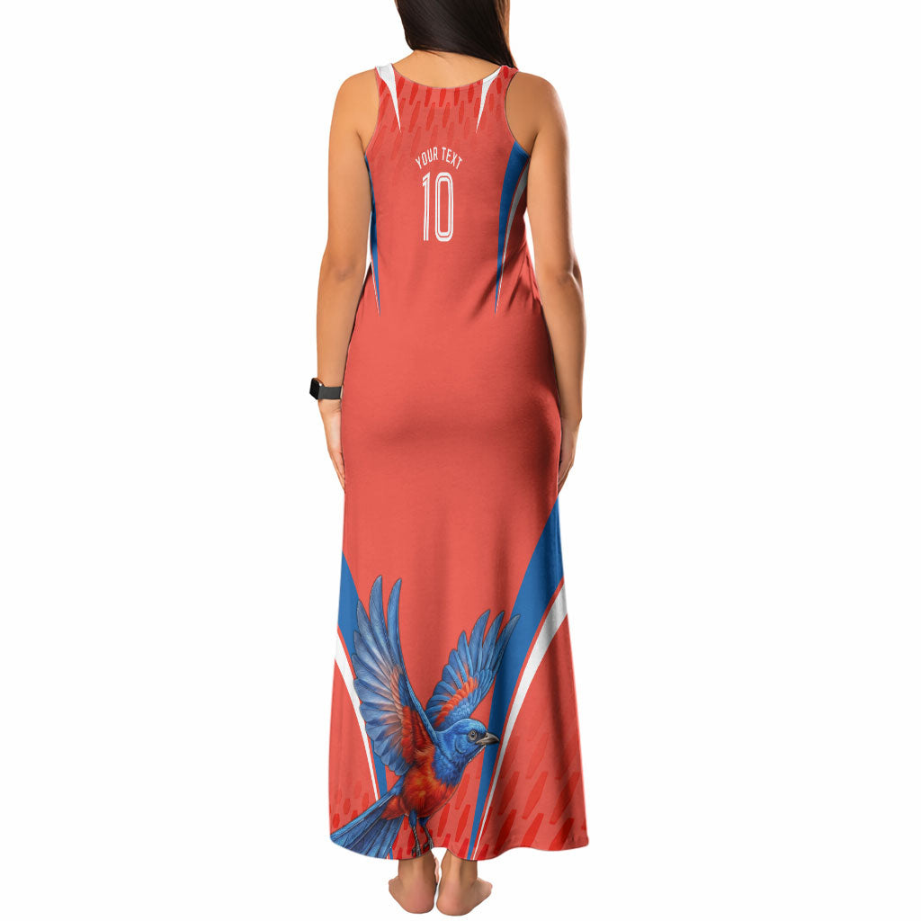 Personalized South Australia Oztag Bird Mascot Tank Maxi Dress Dynamic Team Spirit Graphic