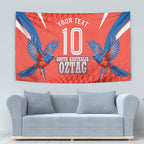 Personalized South Australia Oztag Bird Mascot Tapestry Dynamic Team Spirit Graphic