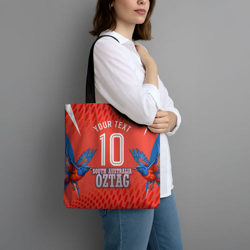Personalized South Australia Oztag Bird Mascot Tote Bag Dynamic Team Spirit Graphic