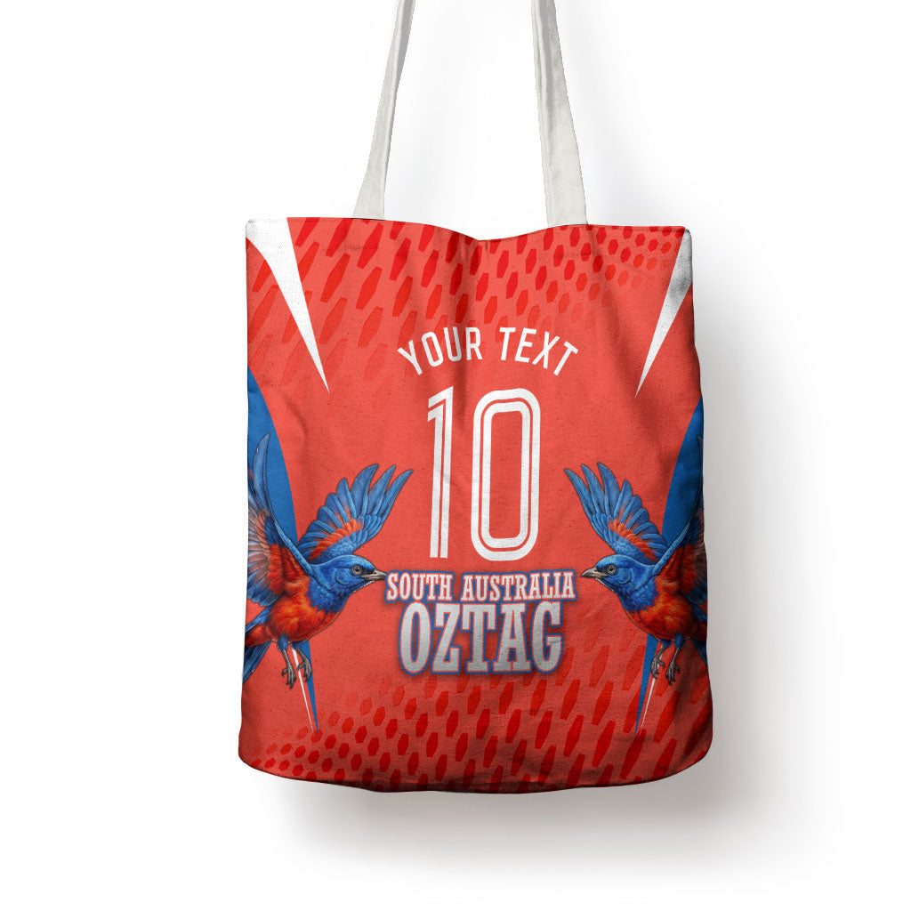 Personalized South Australia Oztag Bird Mascot Tote Bag Dynamic Team Spirit Graphic