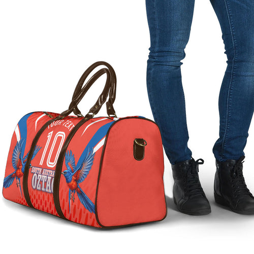Personalized South Australia Oztag Bird Mascot Travel Bag Dynamic Team Spirit Graphic