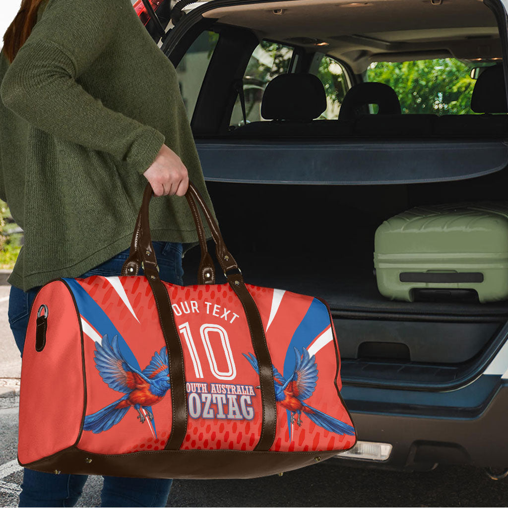 Personalized South Australia Oztag Bird Mascot Travel Bag Dynamic Team Spirit Graphic