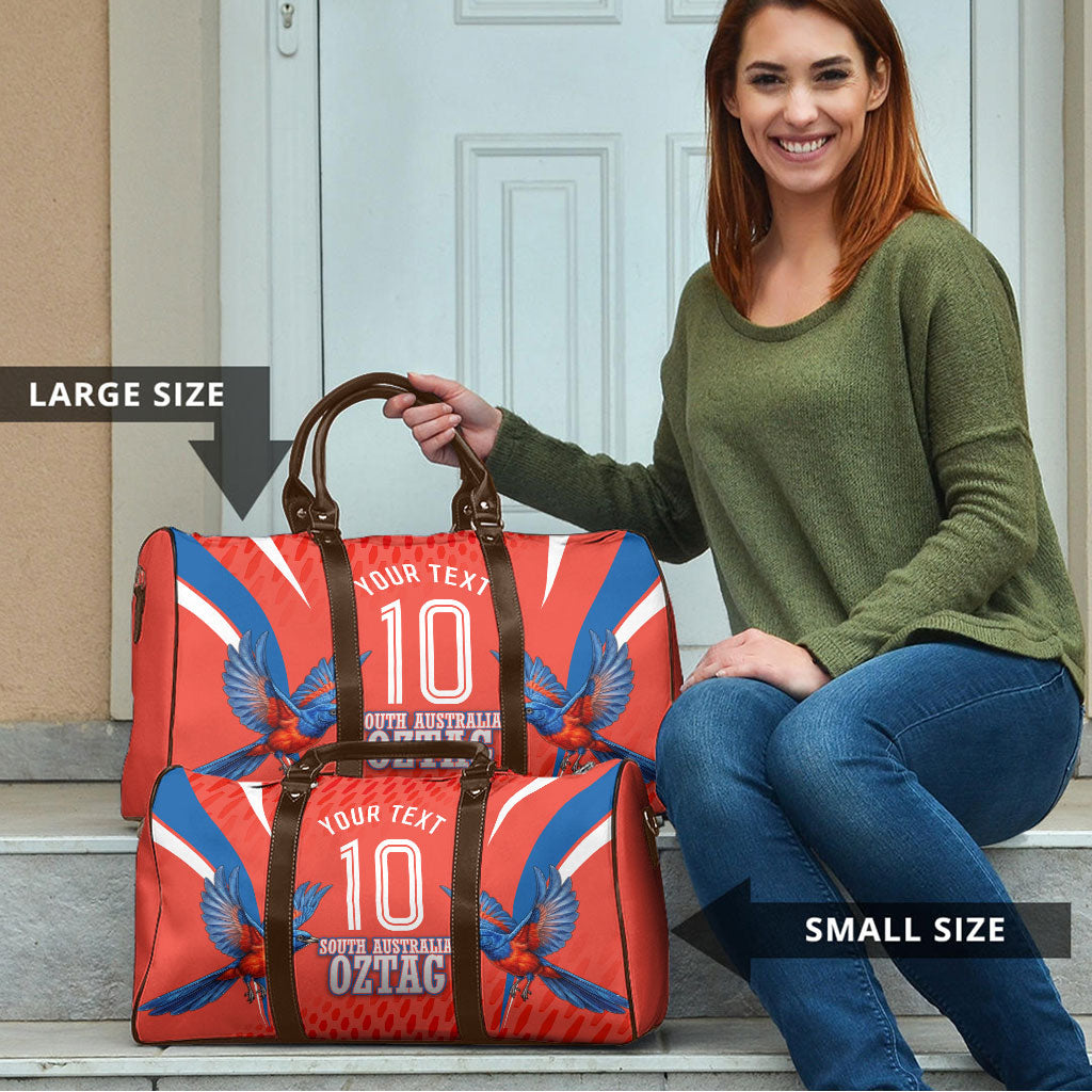 Personalized South Australia Oztag Bird Mascot Travel Bag Dynamic Team Spirit Graphic