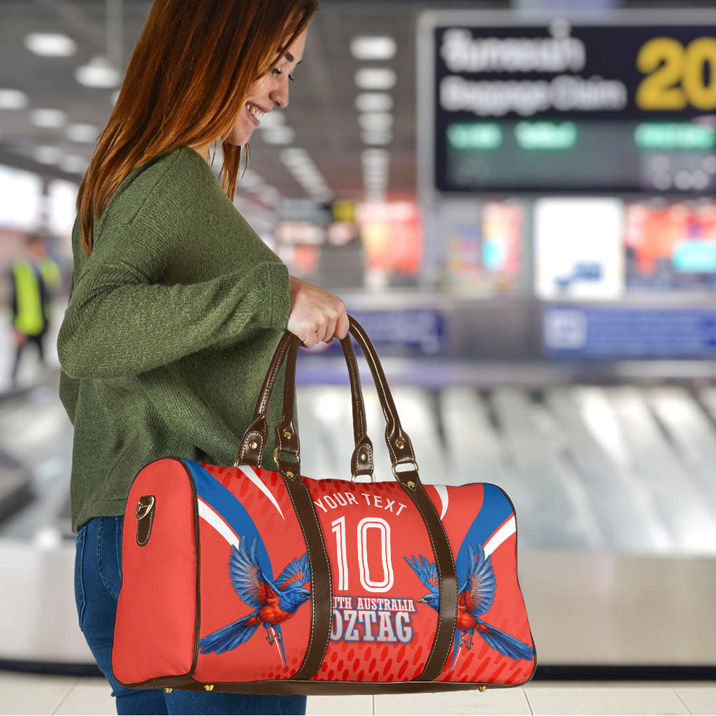 Personalized South Australia Oztag Bird Mascot Travel Bag Dynamic Team Spirit Graphic