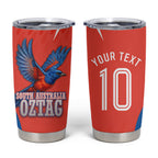 Personalized South Australia Oztag Bird Mascot Tumbler Cup Dynamic Team Spirit Graphic